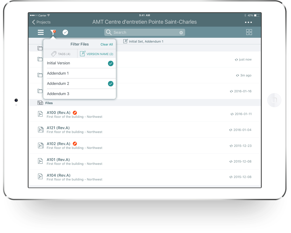 Smartuse Files Screen